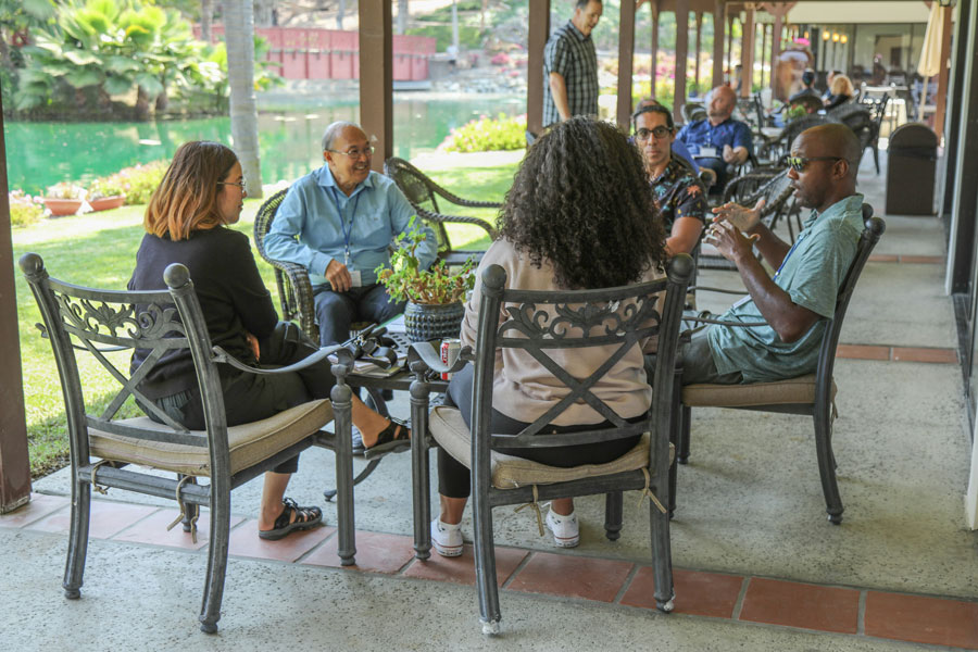Image showing a diverse group of families at a community event
