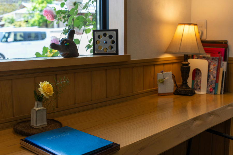 A legal office with client feedback forms on a desk