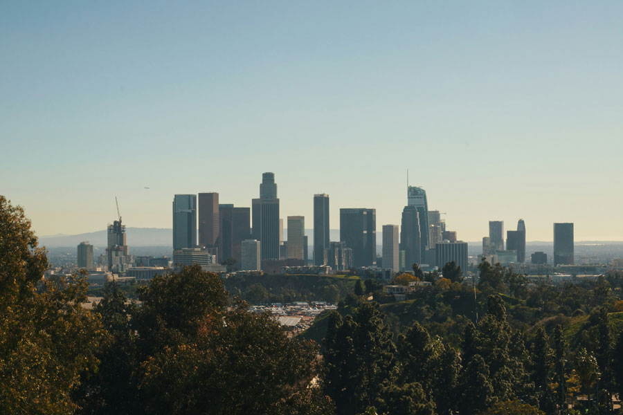 Image of California's diverse workforce in a vibrant urban setting