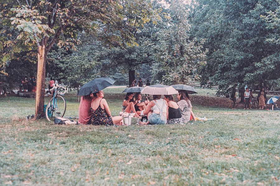 Image showing a diverse group of families at a community event