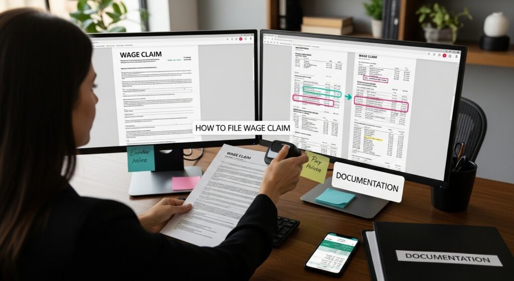 Cómo presentar una reclamación salarial: Su proceso paso a paso