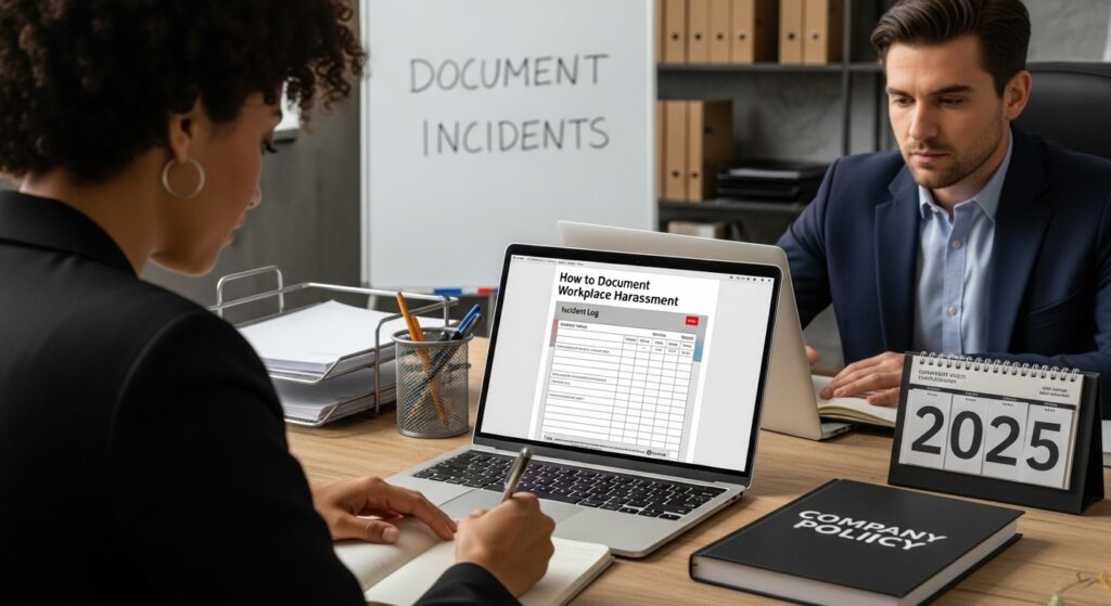 How to Document Workplace Harassment in 2025
