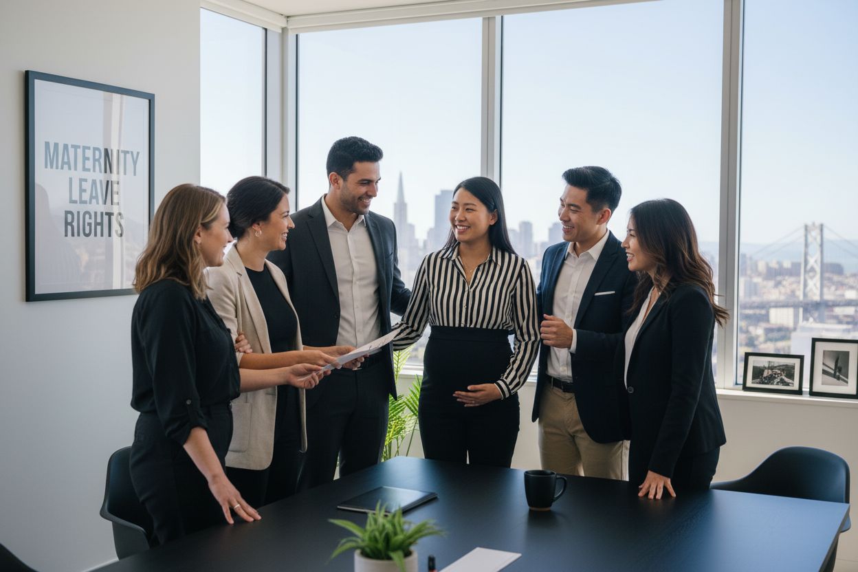 baja por maternidad california lugar de trabajo