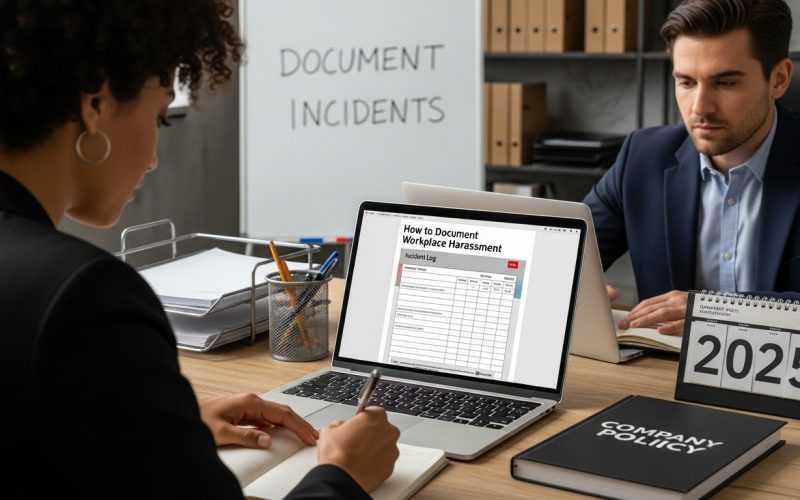 How to Document Workplace Harassment in 2025