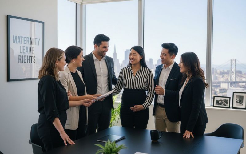 baja por maternidad california lugar de trabajo
